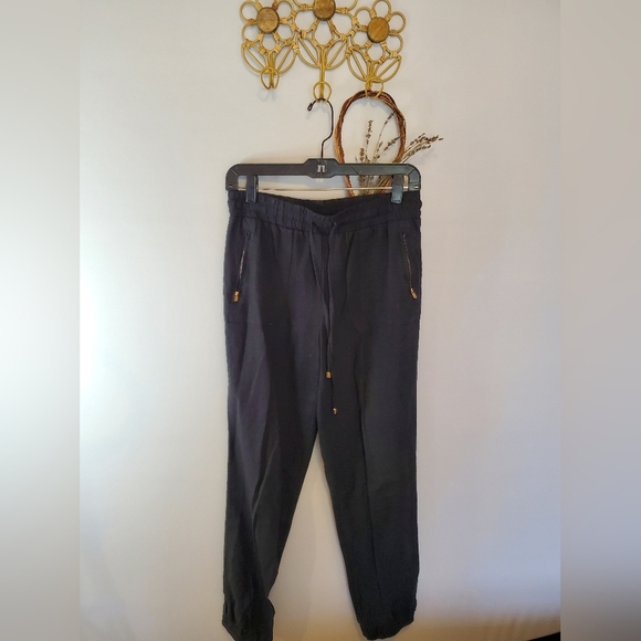 Womens Black Jogger Pants - Picture 1 of 9